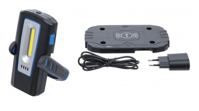 Preview: Lagerräumungsaktion: LED-Arbeitsleuchte mit induktiver Ladefunktion